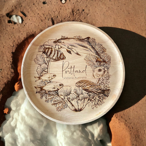 Portland themed Engraved Plate