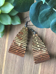 Living Hinge Wooden Earrings