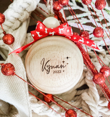 Personalized Engraved Bauble
